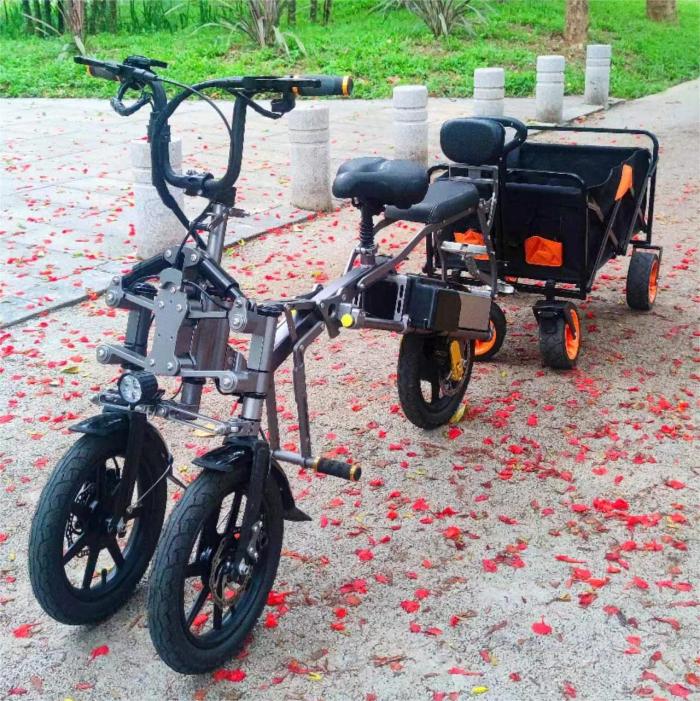 S6 Foldable Bicycle Wagon Cart